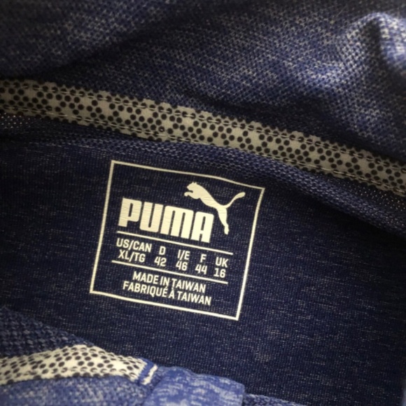 MASSIVE $10 SALE Puma Three Quarter Zip Sweater Long Sleeve Shirt - Picture 2 of 6